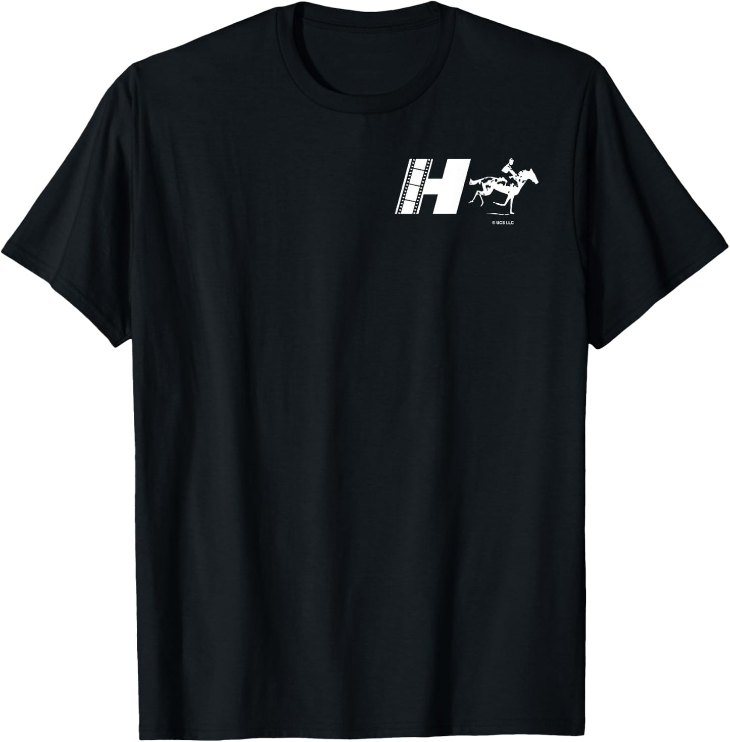 Nope Movie Haywood's Hollywood Horses Front and Back V2 T-Shirt - T-Shirt | Black