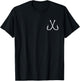Crossed Fishing Hook Fisherman Pocket Logo Graphic Gift Men T-Shirt - T-Shirt | Black