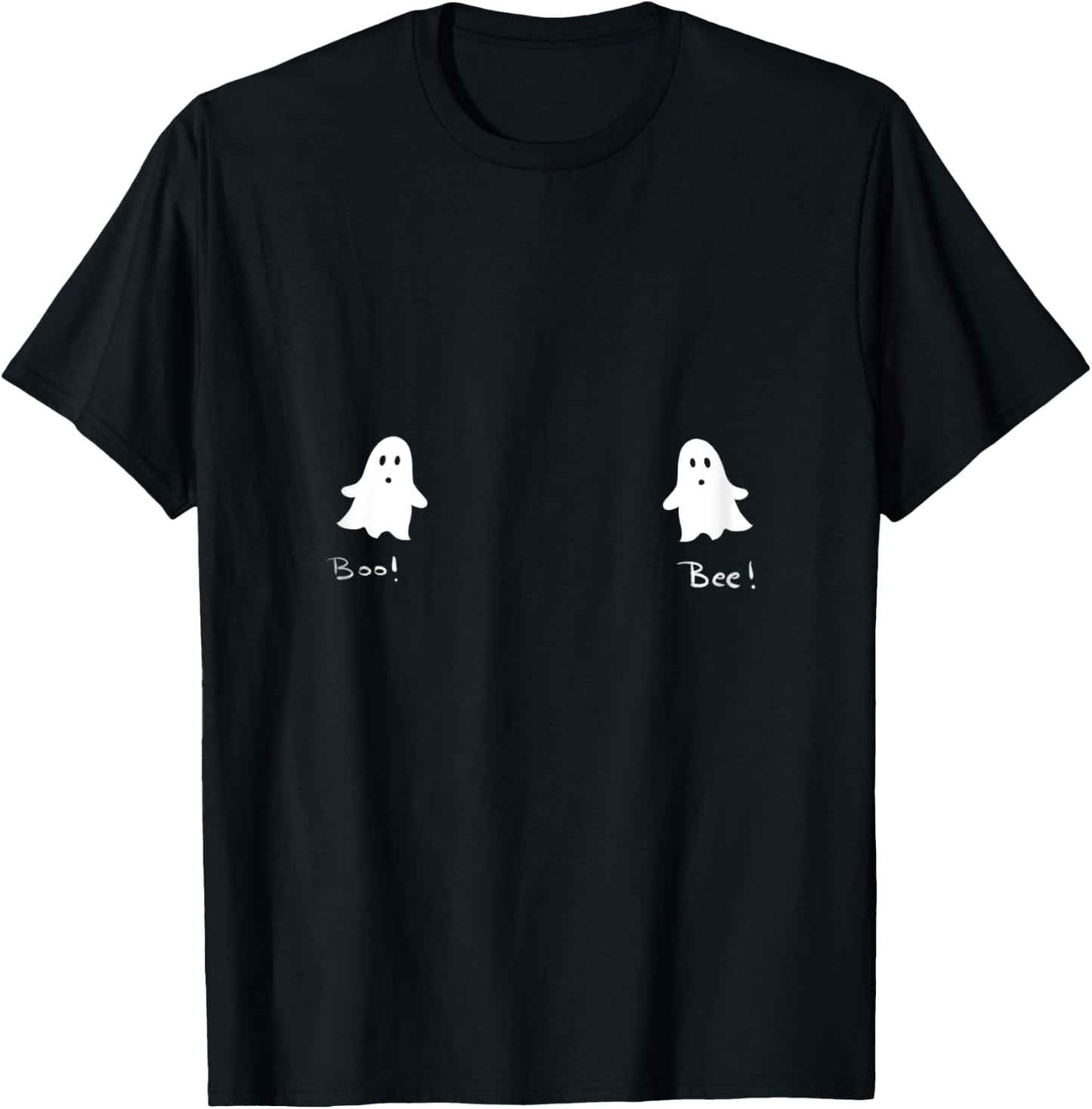 Cute Ghosts Women Halloween outfit,Cute little Boo Bee Party T-Shirt - T-Shirt | Black