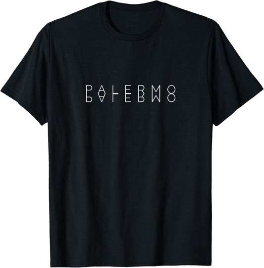 Palermo Reflections - Sicily Word Art Souvenir T-Shirt - T-Shirt | Black