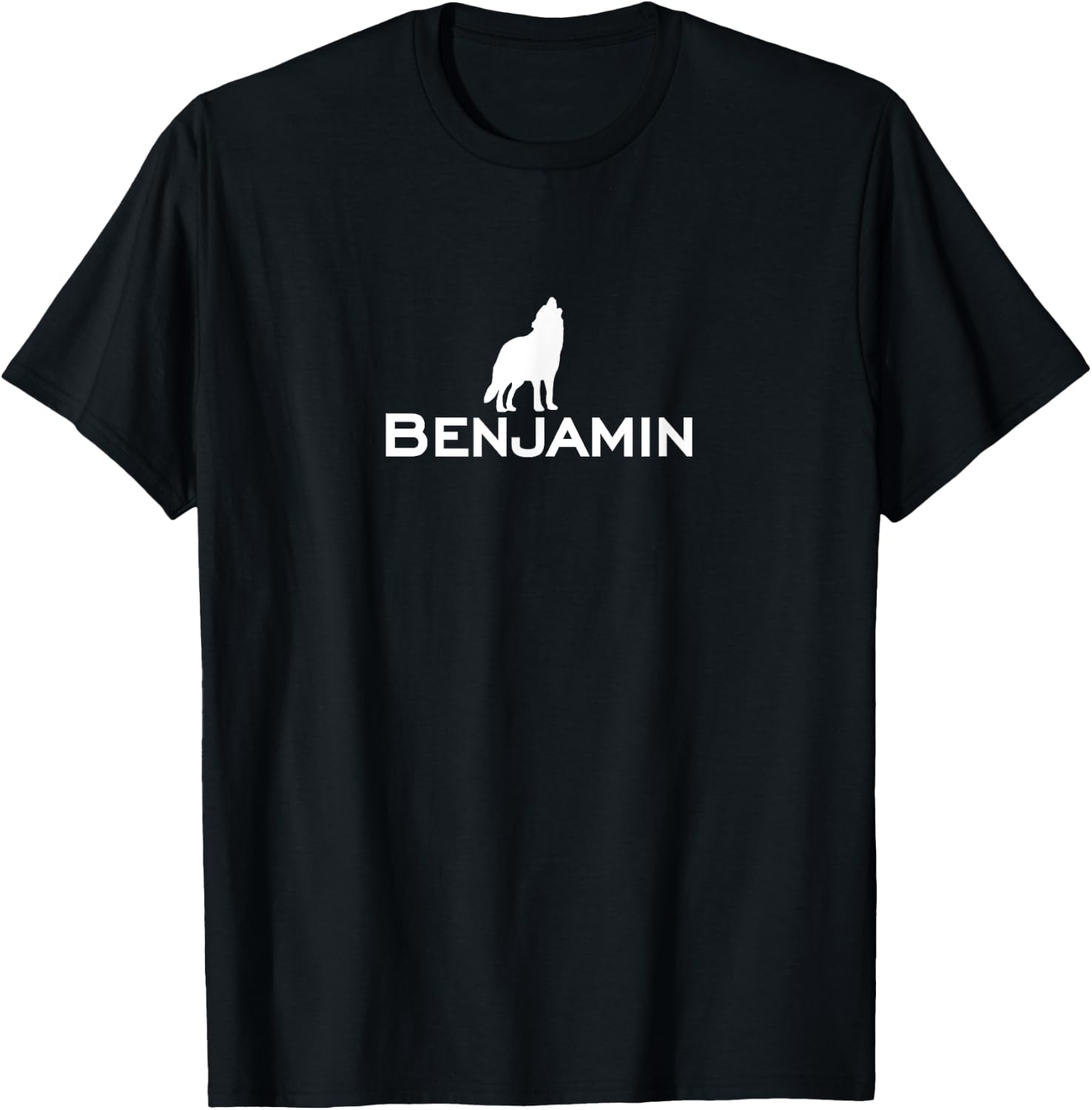 Benjamin Twelve Tribes Israel Wolf Bible Jewish Christian T-Shirt - T-Shirt | Black