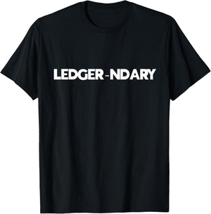 Ledger-ndary Accounting Bookkeeping T-Shirt - T-Shirt | Black
