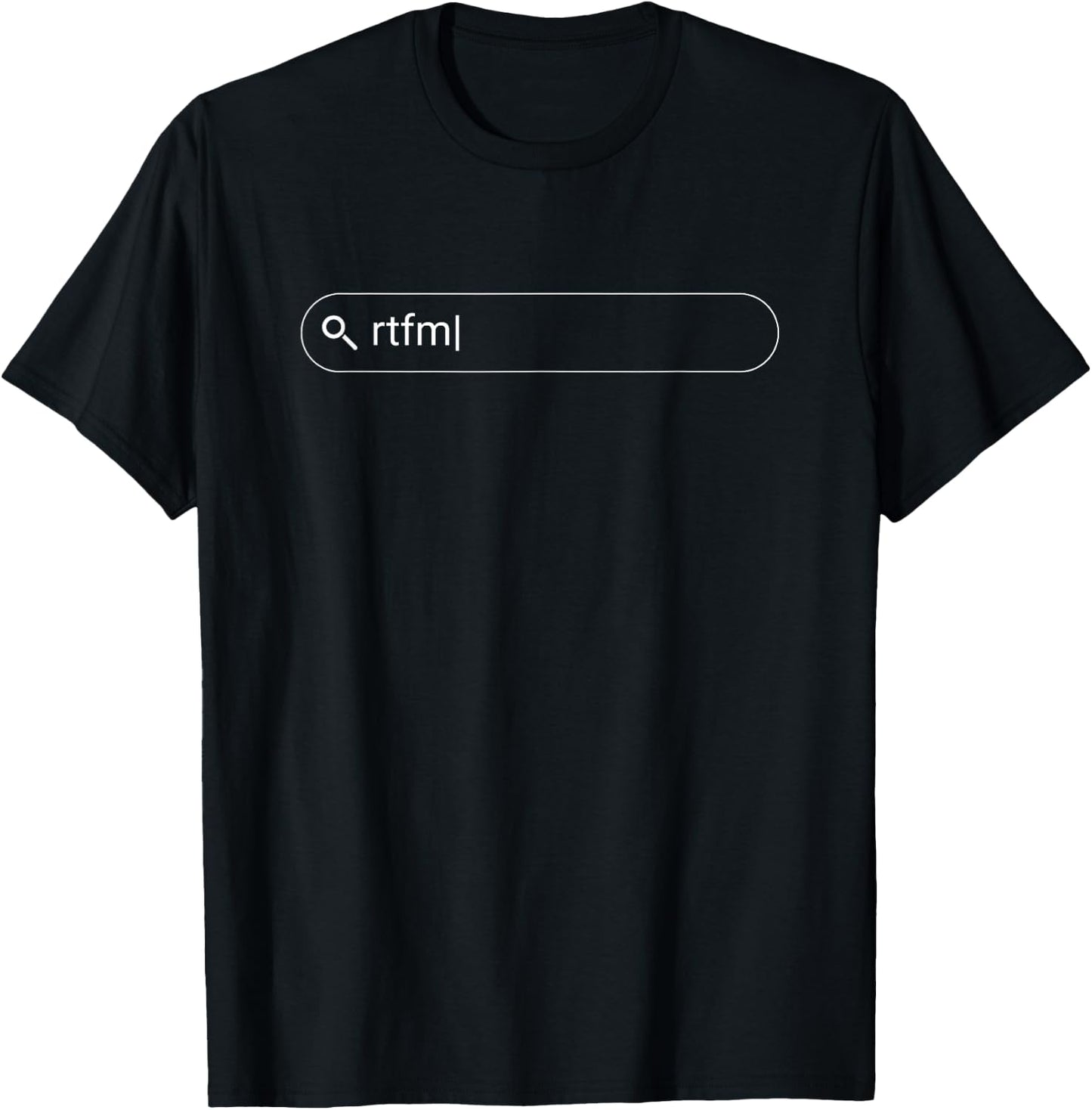 RTFM Befor You Ask Tech Support IT Nerd Geek Geeky RTFM T-Shirt - T-Shirt | Black