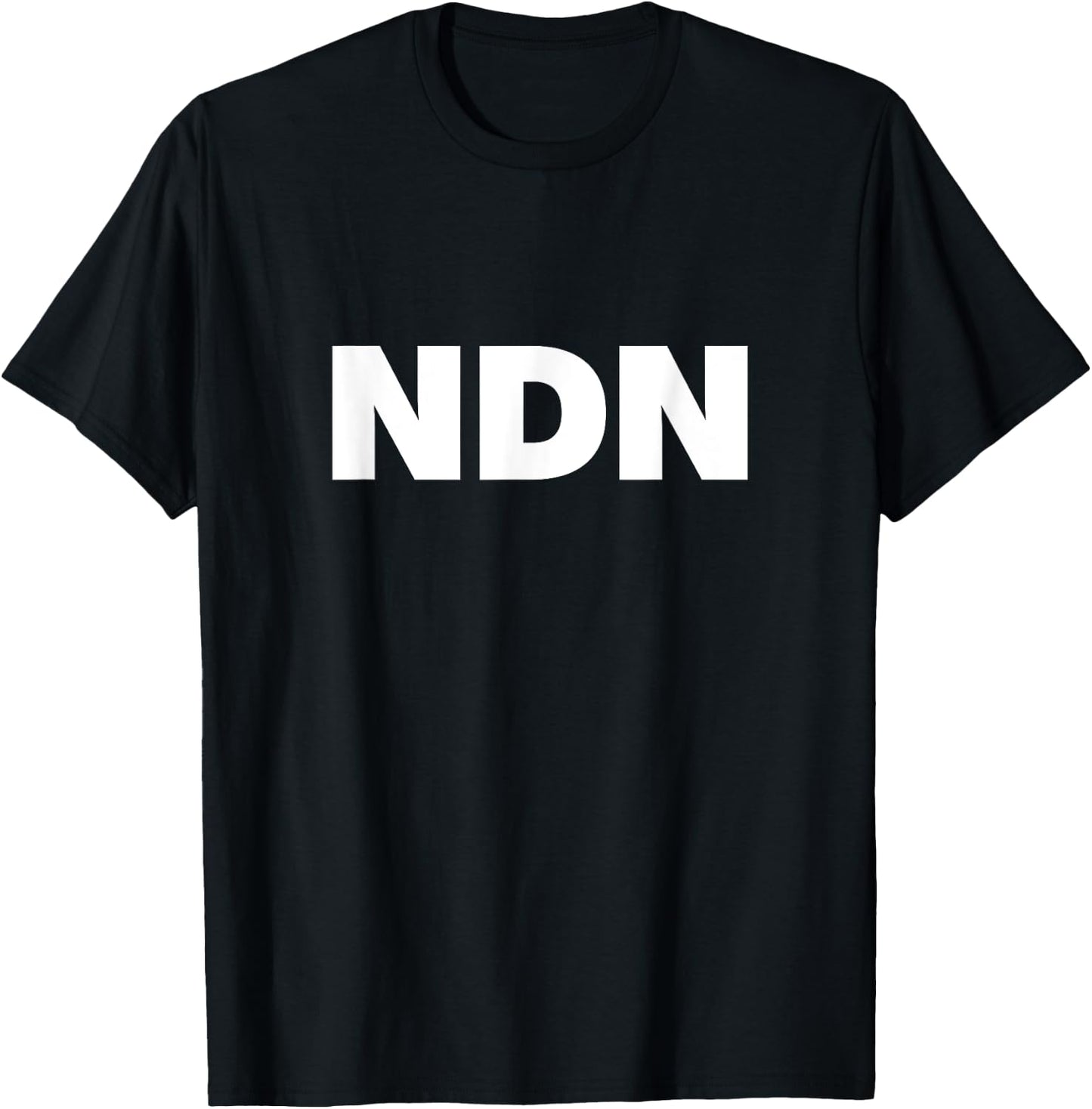 NDN Native American Indian Cool Design Native Funny Logo T-Shirt - T-Shirt | Black