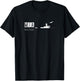 MIA Airport Code for Miami Florida T-Shirt - T-Shirt | Black
