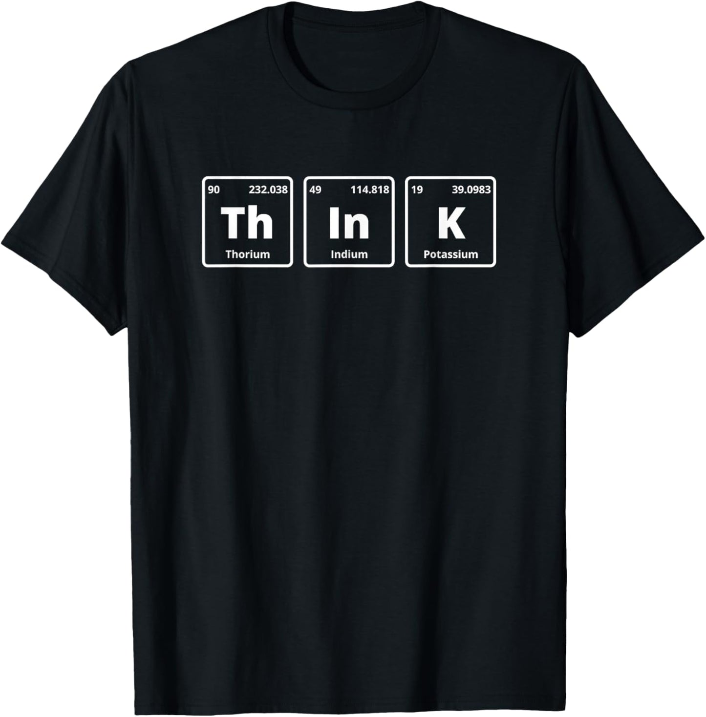 Think Funny Periodic Table of Elements T-Shirt - T-Shirt | Black