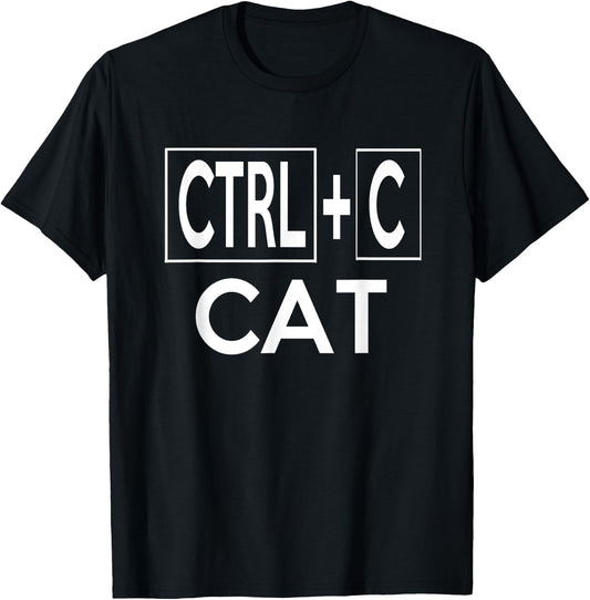 Copy Cat Matching Couples Halloween Costume T-Shirt - T-Shirt | Black