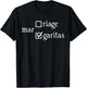 Margaritas Over Marriage Funny T-Shirt - T-Shirt | Black
