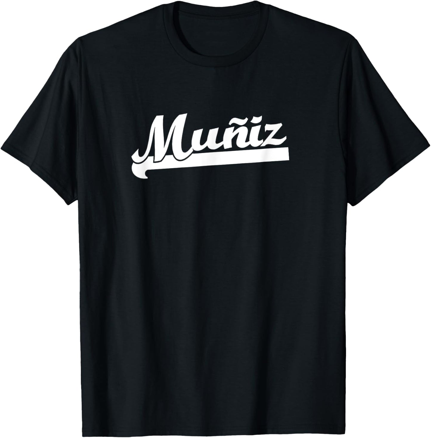 Muñiz Muniz Family Reunion Team Sports Last Name Surname T-Shirt - T-Shirt | Black