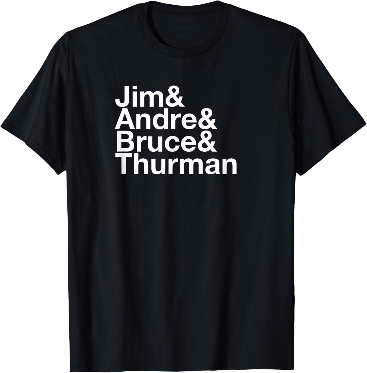 Jim Bruce Andre Thurman Ampersand Shirt T-Shirt - T-Shirt | Black