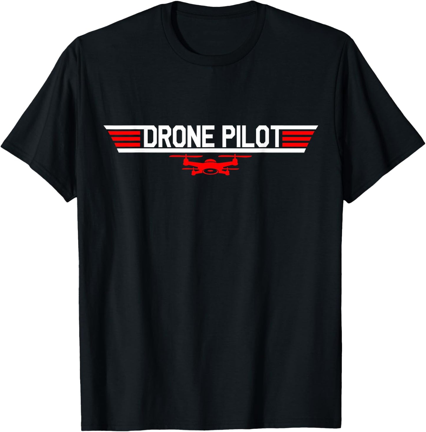 Drone Pilot Funny Quadcopter RC Flying Wings Gift T-Shirt - T-Shirt | Black