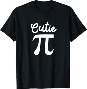 Cutie Pi Symbol Clever Math Geek Enthusiasts Novelty Humor T-Shirt - T-Shirt | Black