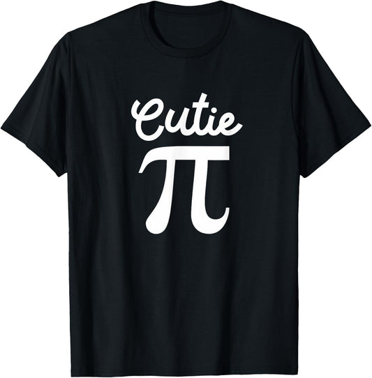 Cutie Pi Symbol Clever Math Geek Enthusiasts Novelty Humor T-Shirt - T-Shirt | Black