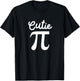 Cutie Pi Symbol Clever Math Geek Enthusiasts Novelty Humor T-Shirt - T-Shirt | Black