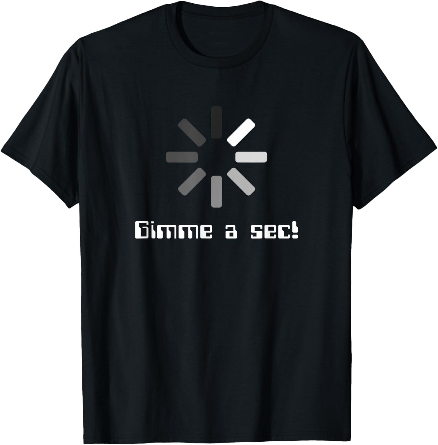 Throbber Icon Downloading Funny Computer Nerd T-Shirt - T-Shirt | Black