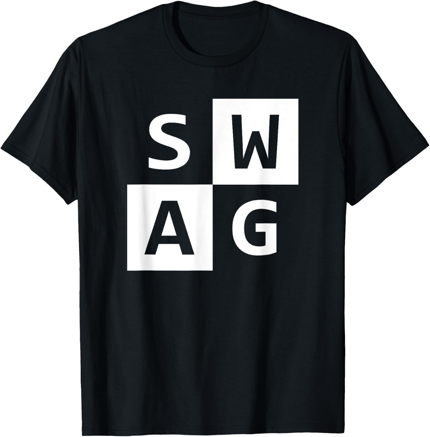 Swag | Simple Deisgn T-Shirt - T-Shirt | Black