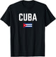 CUBA Flag | Men Women Kids | CUBA T-Shirt - T-Shirt | Black