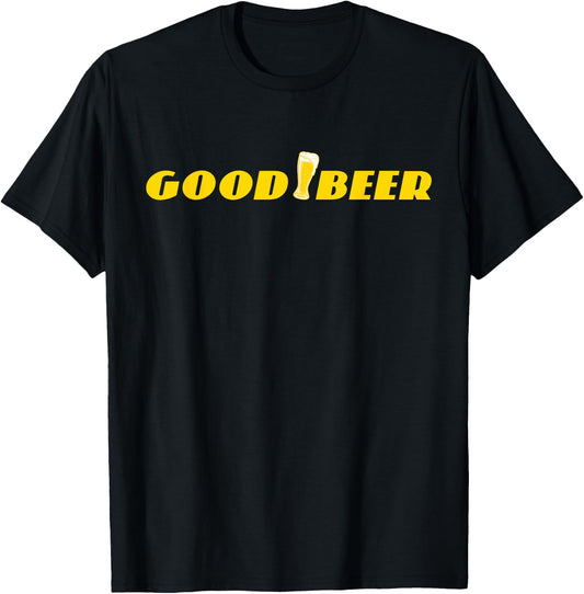 Good Beer Parody Shirt | Funny Craft Beer T-Shirt - T-Shirt | Black