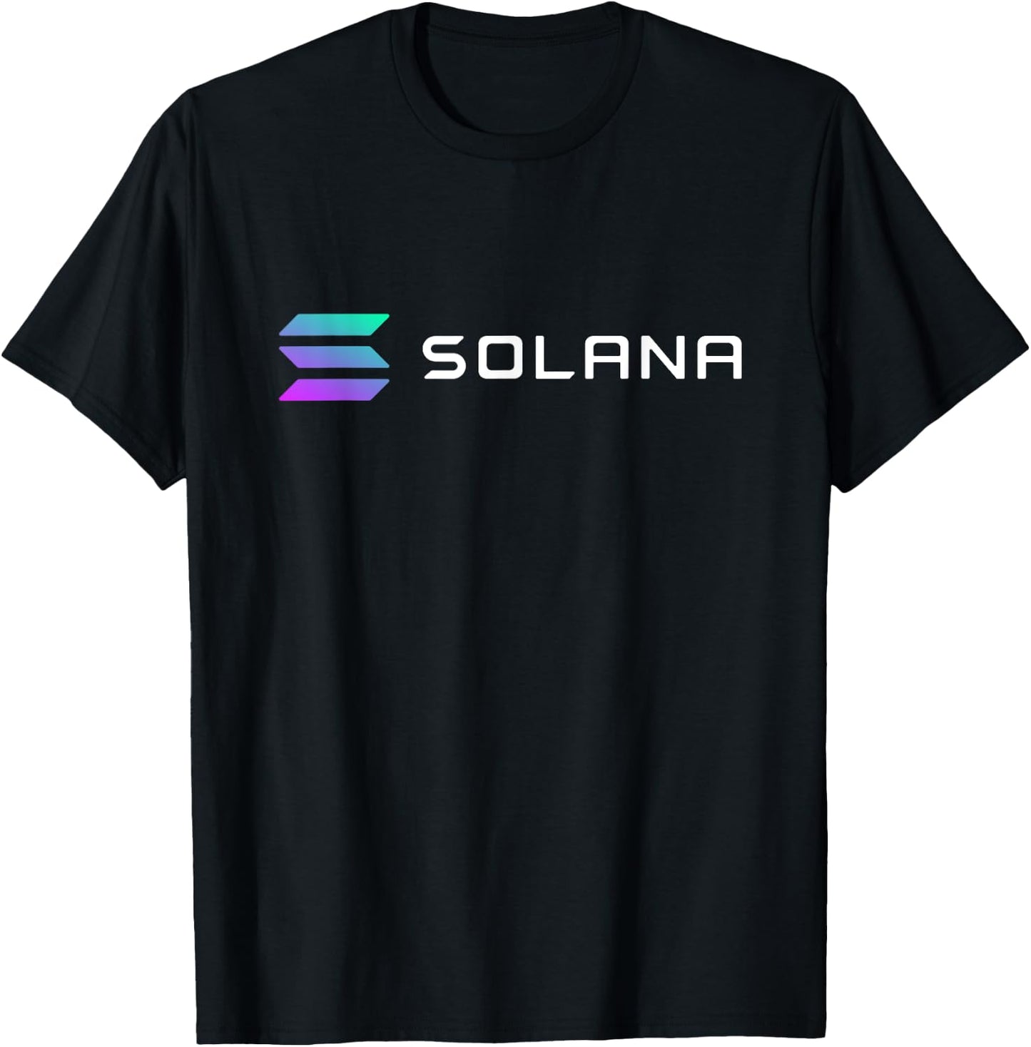 Solana Krypto T-Shirt - T-Shirt | Black