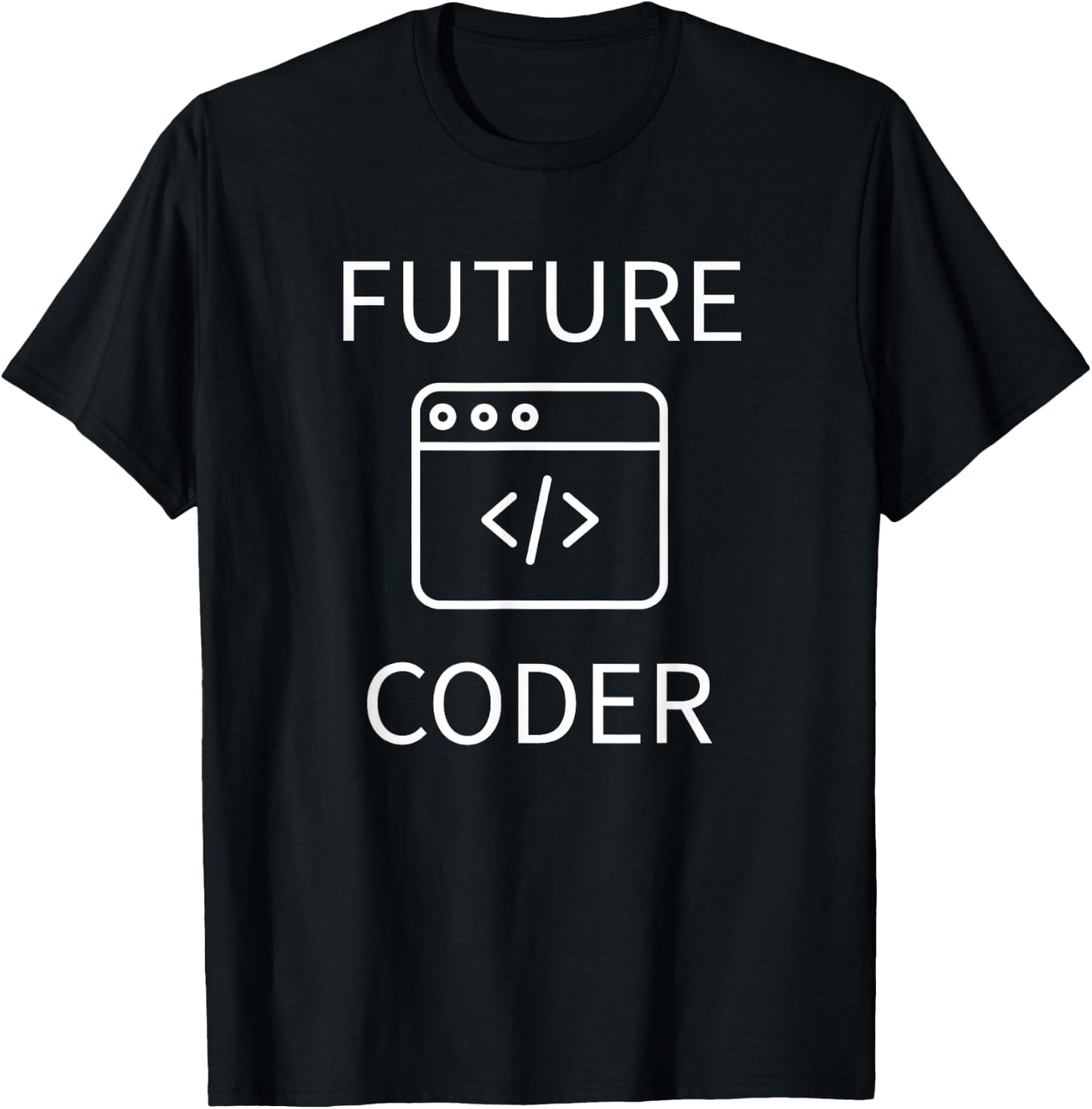 Future Coder Shirt Funny Boy Girl Teen Student Coding Gift T-Shirt - T-Shirt | Black