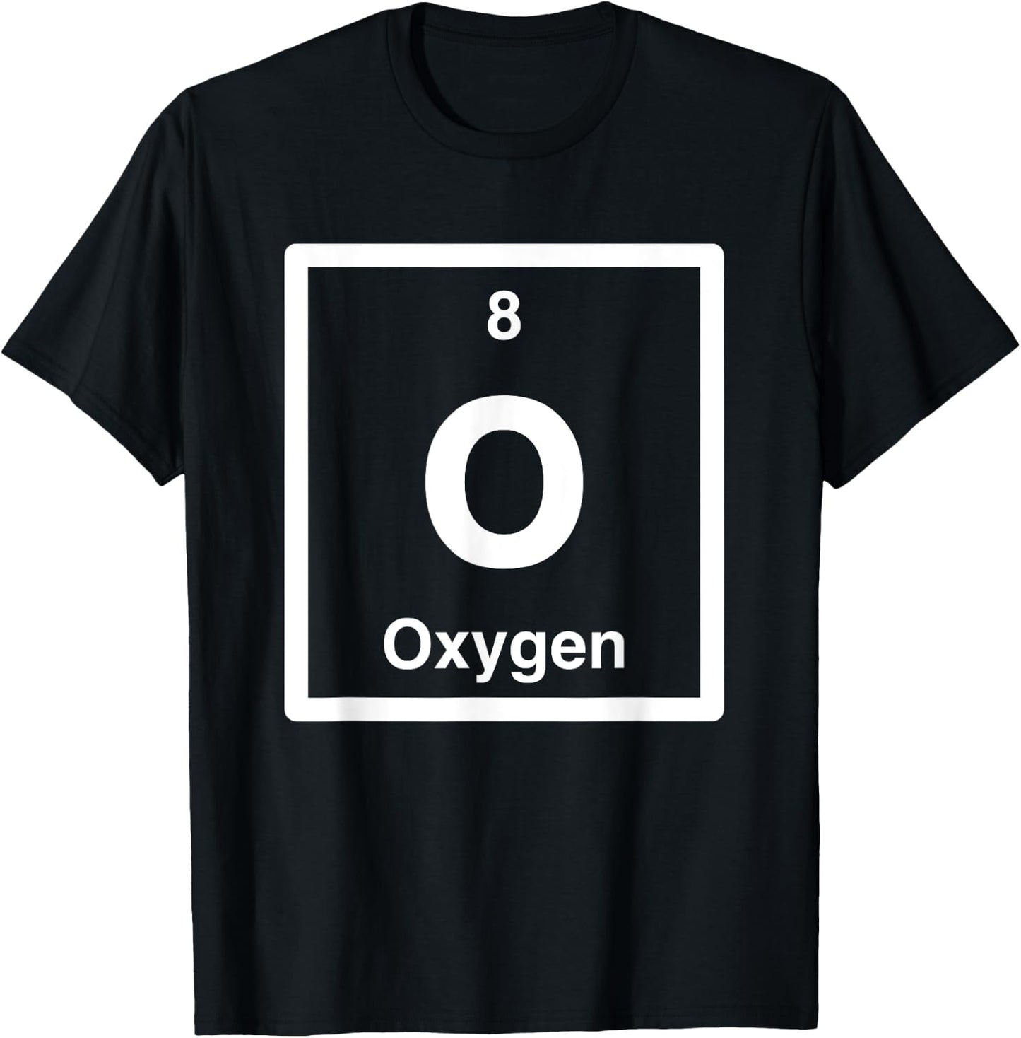 Oxygen - O - Periodic Table of Elements - Science Gifts T-Shirt - T-Shirt | Black