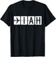 IAH Houston Texas Airport T-Shirt - T-Shirt | Black