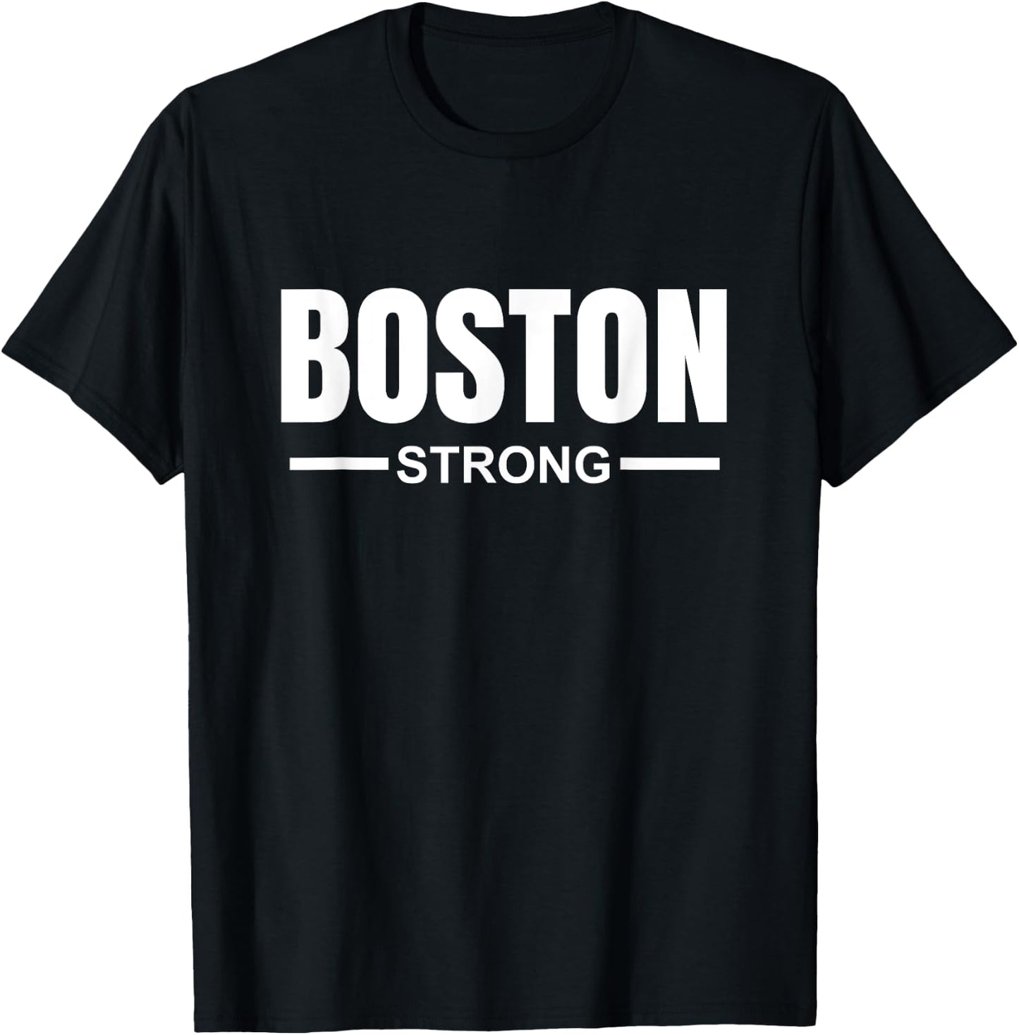 Boston Strong Community Strength Prayer & Support T-Shirt - T-Shirt | Black