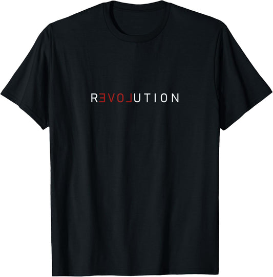 Revolution love T-Shirt - T-Shirt | Black