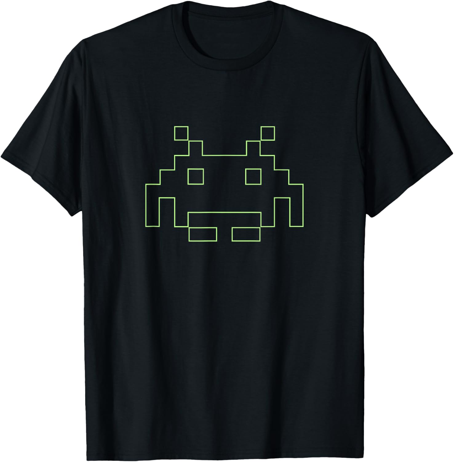 80s Arcade Game Retro Space Alien Invaders Gamer T-Shirt - T-Shirt | Black