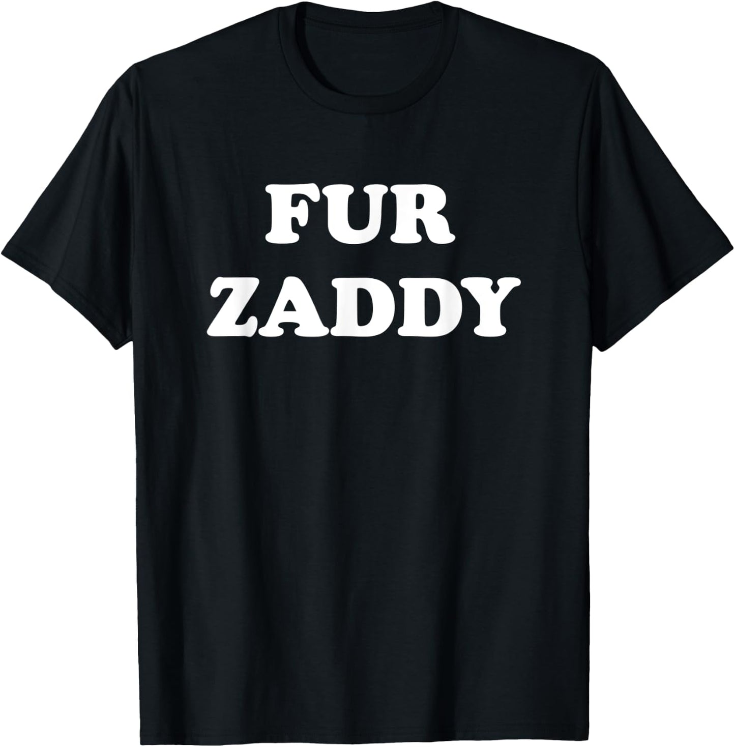 Fur Zaddy Dog Daddy Father's Day Women T-Shirt - T-Shirt | Black