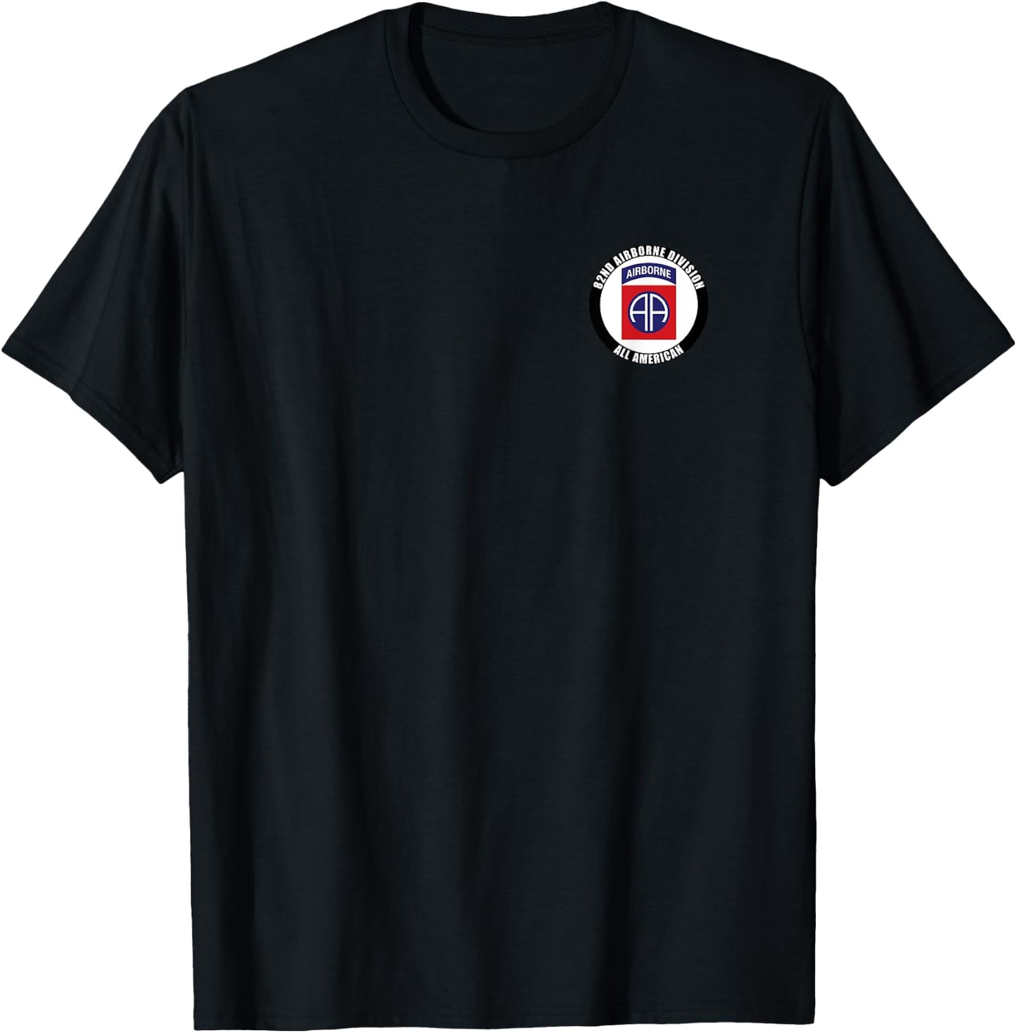 82nd Airborne Division All American Military Veteran T-Shirt - T-Shirt | Black