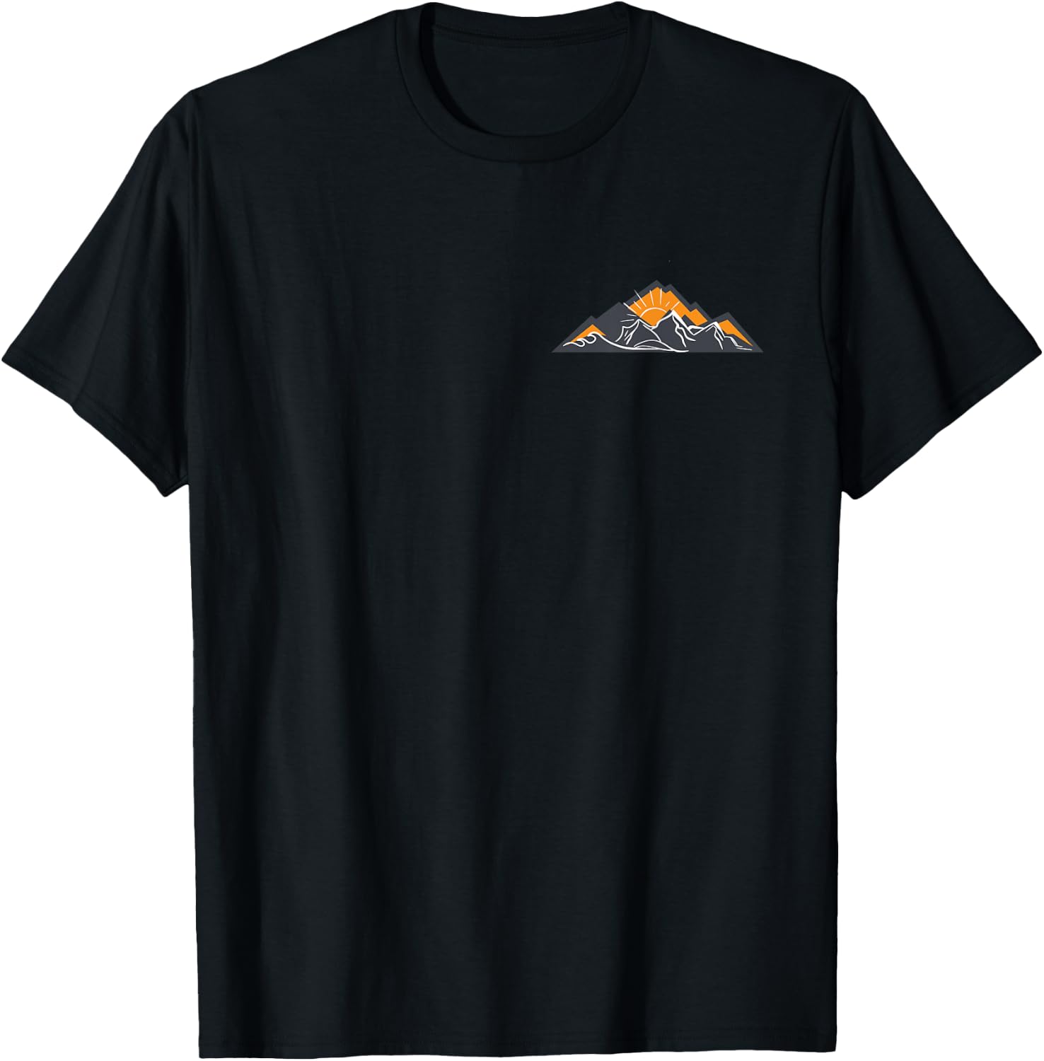 Minimalist Outdoor Explorers Hiking Adventure T-Shirt - T-Shirt | Black