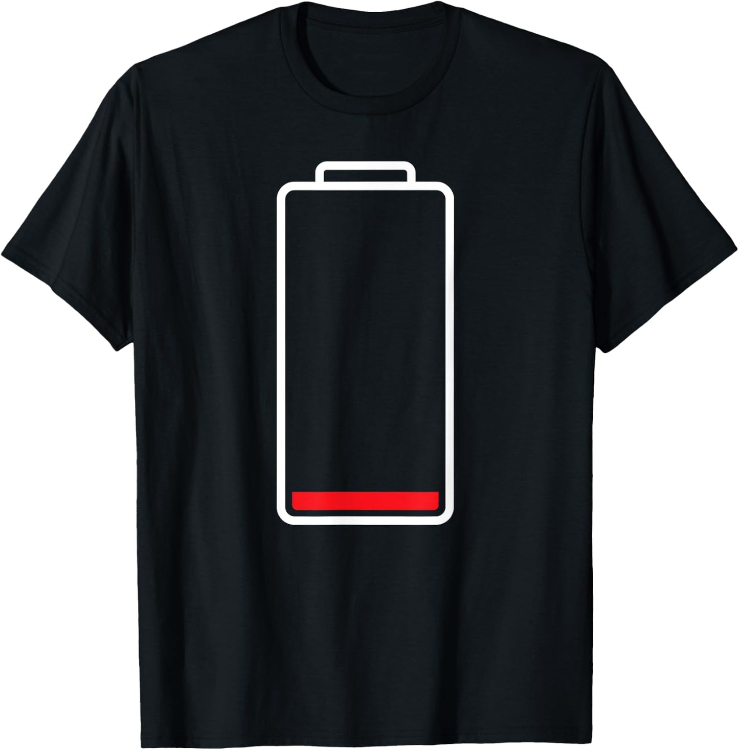 MATCHING SET low battery wifi couple costume halloween shirt T-Shirt - T-Shirt | Black