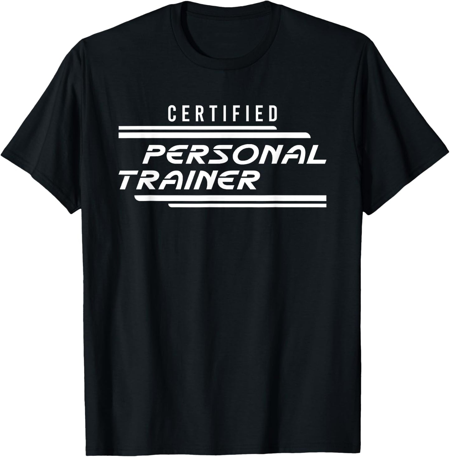 Certified Personal Trainer Fitness Instructor Gym Workout T-Shirt - T-Shirt | Black