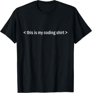 Programming Computer Programmer This Is My Coding T-Shirt - T-Shirt | Black