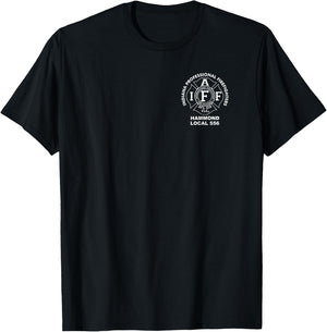 Hammond Firefighters Union Local 556 Maltese Logo Apparel T-Shirt - T-Shirt | Black
