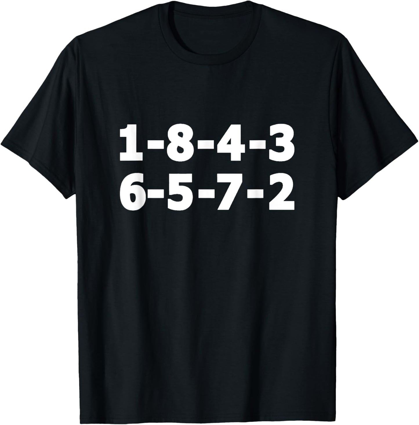 1-8-4-3-6-5-7-2 Firing Order Funny Offensive Rude T-Shirt - T-Shirt | Black