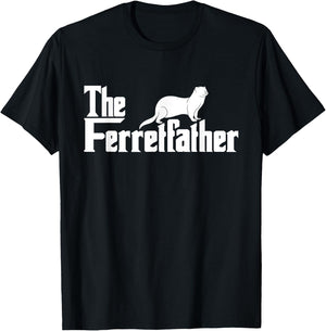 The Ferretfather - Ferret zoo Animal Lover T-Shirt - T-Shirt | Black
