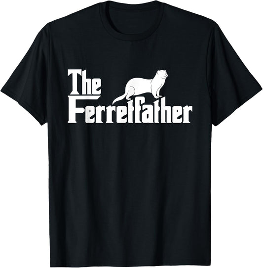 The Ferretfather - Ferret zoo Animal Lover T-Shirt - T-Shirt | Black