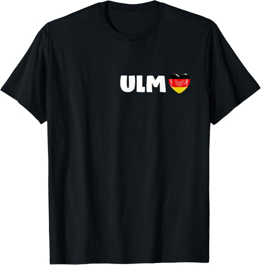 Ulm City Gift Ulm Souvenir Deutschland T-Shirt - T-Shirt | Black
