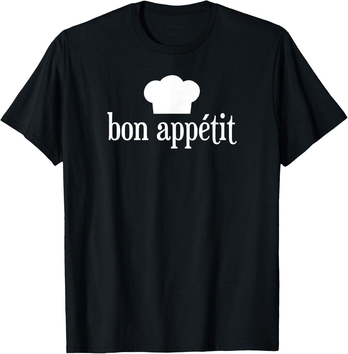 French Cooking Bon Appétit Chef T-Shirt - T-Shirt | Black
