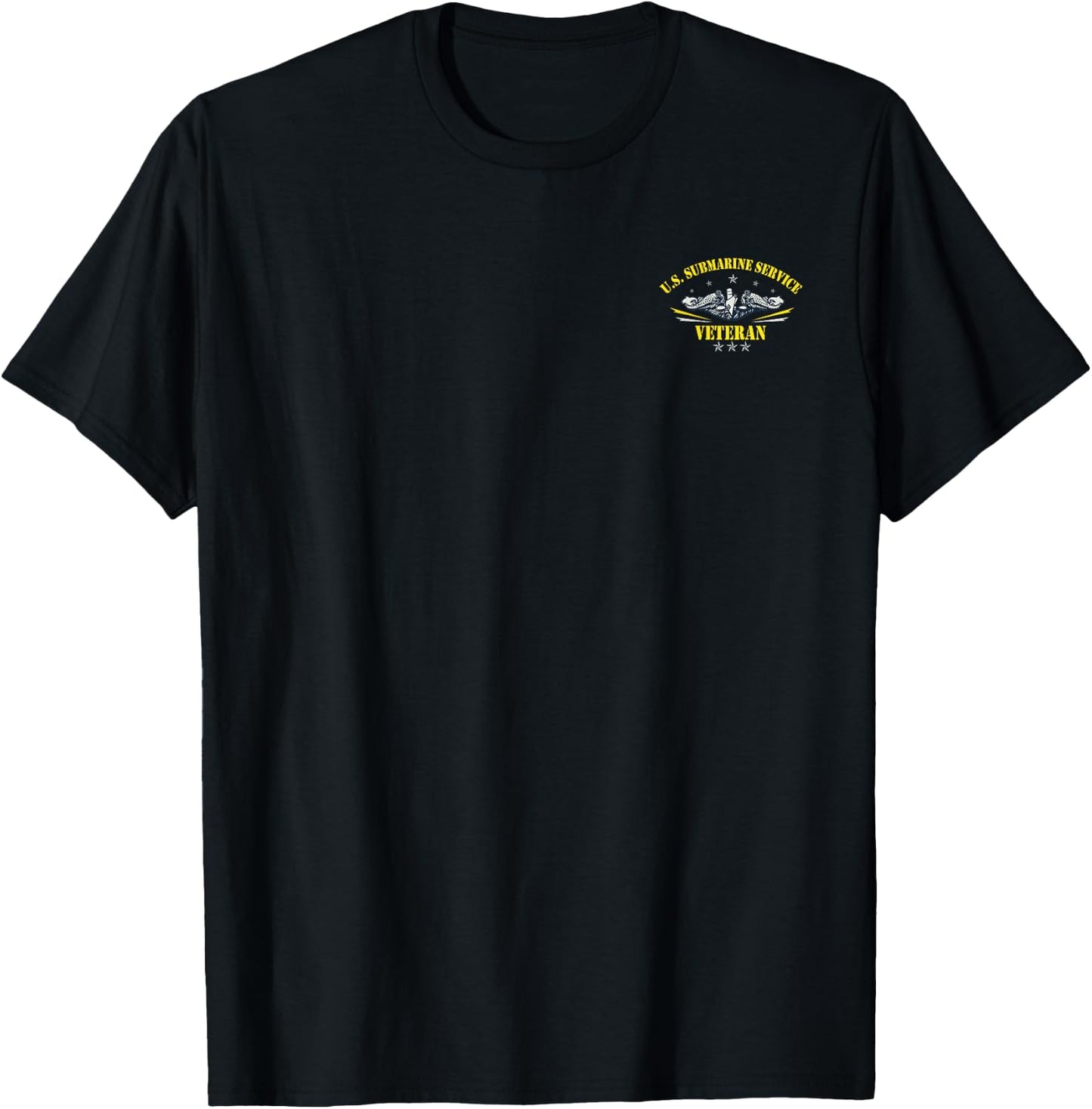 U.S Submarine Service Pride Runs Deep Patriotic Veterans Day Women Men T-Shirt - T-Shirt | Black