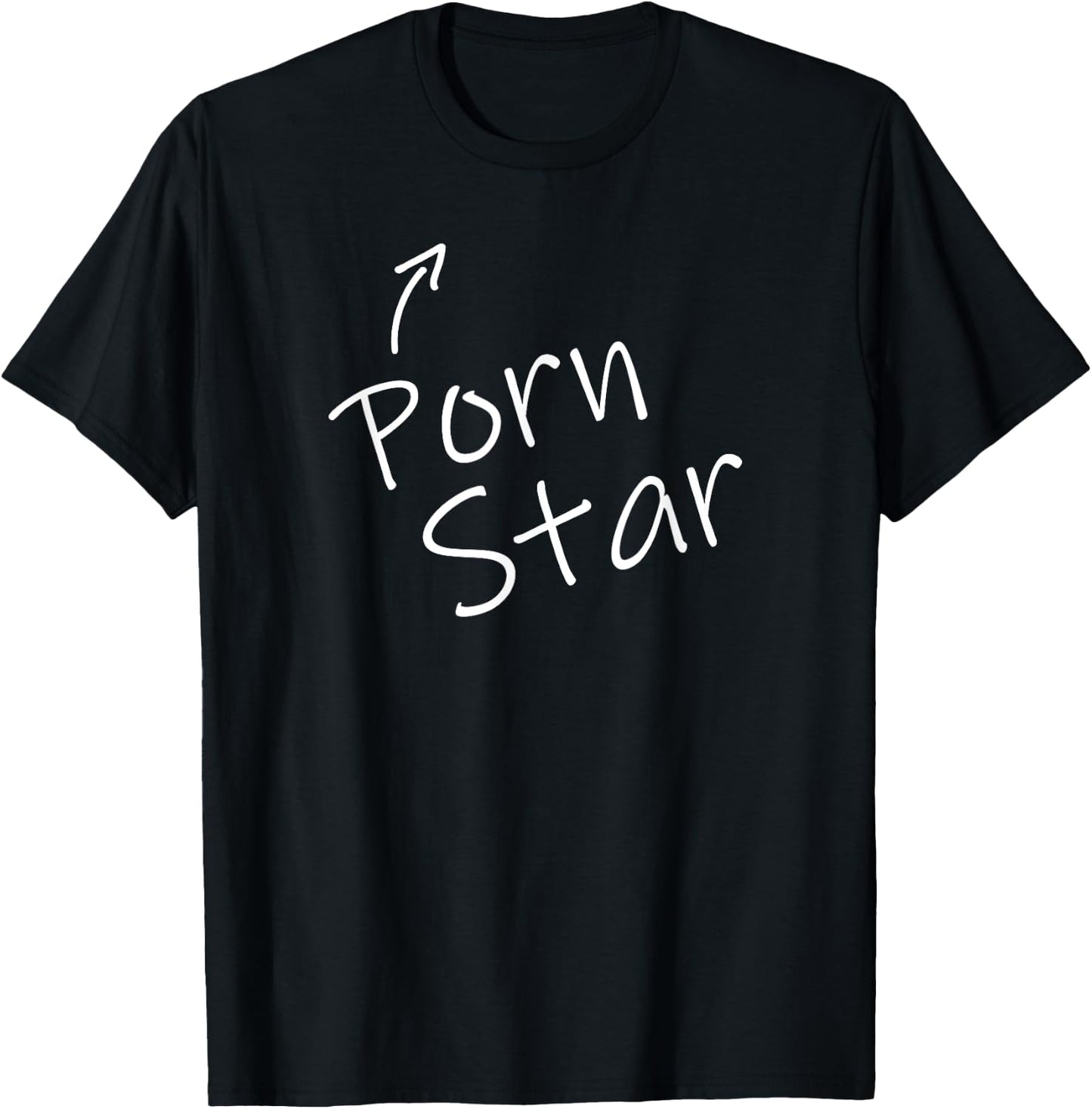 Porn Star Halloween Costume Funny Adult Humor Party T-Shirt - T-Shirt | Black