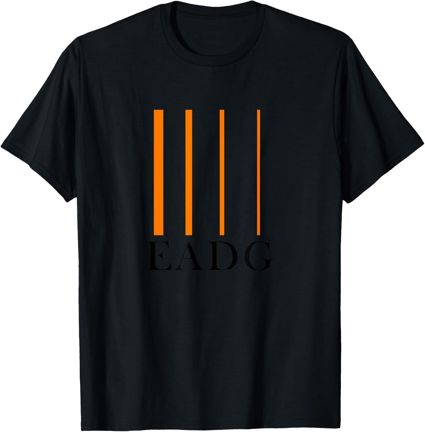 EADG Electric Bass Guitar T-Shirt - T-Shirt | Black
