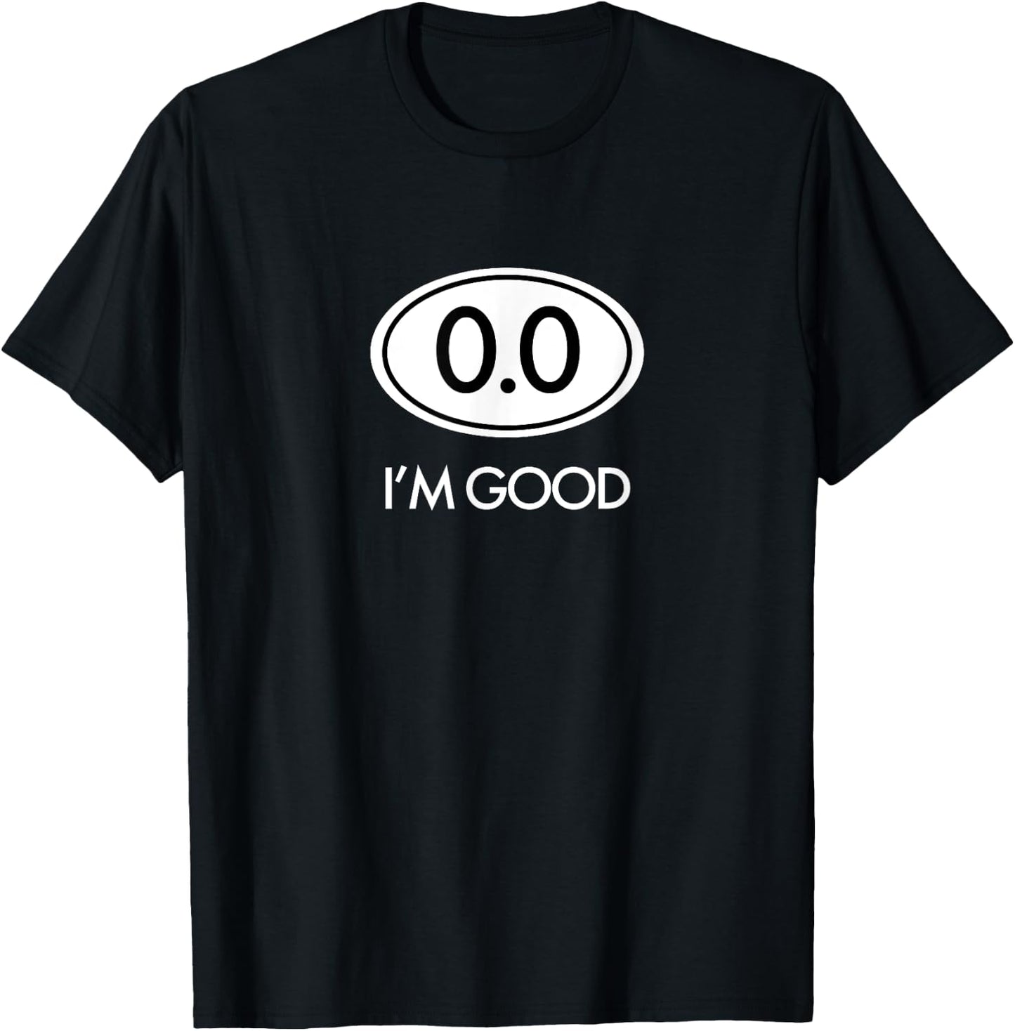 Marathon 0.0 Circle No Thanks Funny Graphic T Shirt T-Shirt - T-Shirt | Black