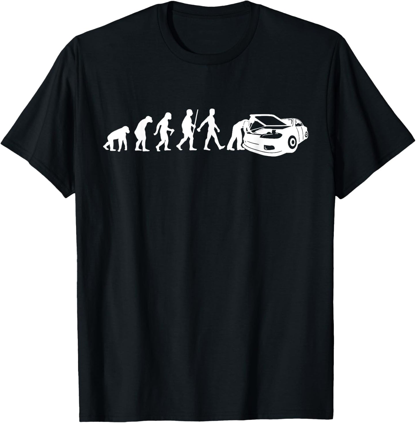 Funny Mechanic Designs Dad Car Engineers Enthusiasts T-Shirt - T-Shirt | Black