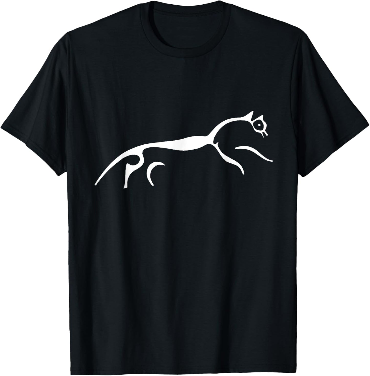 Uffington Horse T-Shirt - T-Shirt | Black