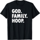God Family Hoop - Novelty Basketball T-Shirt - T-Shirt | Black