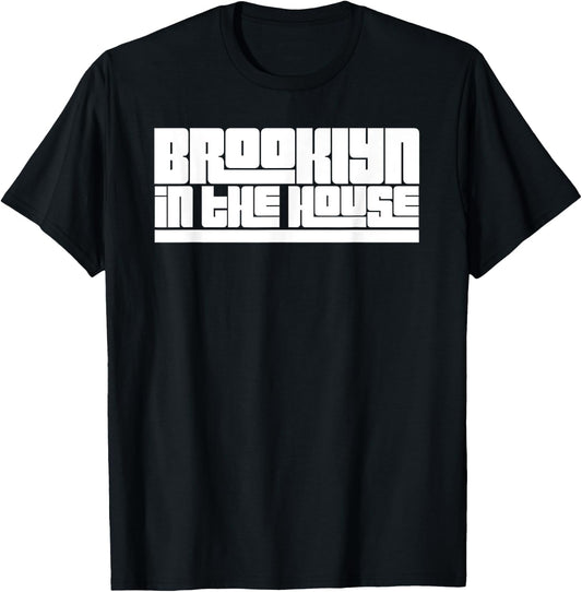 Brooklyn In The House Spread Love NYC Graffiti Designs T-Shirt - T-Shirt | Black