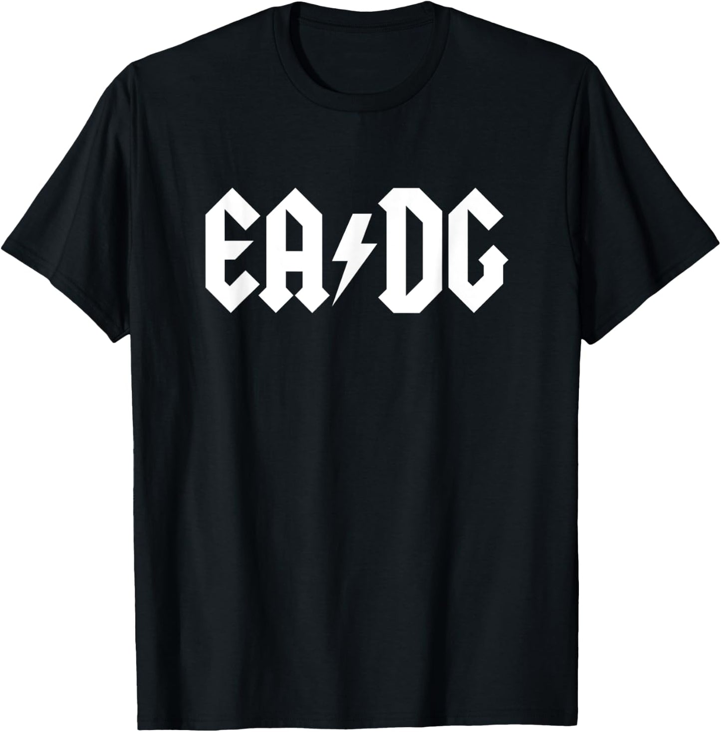 EADG 4 String Bass - Heavy Metal Style T-Shirt - T-Shirt | Black